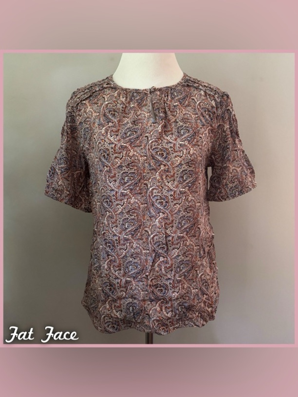 Fat Face Paisley Blouse
